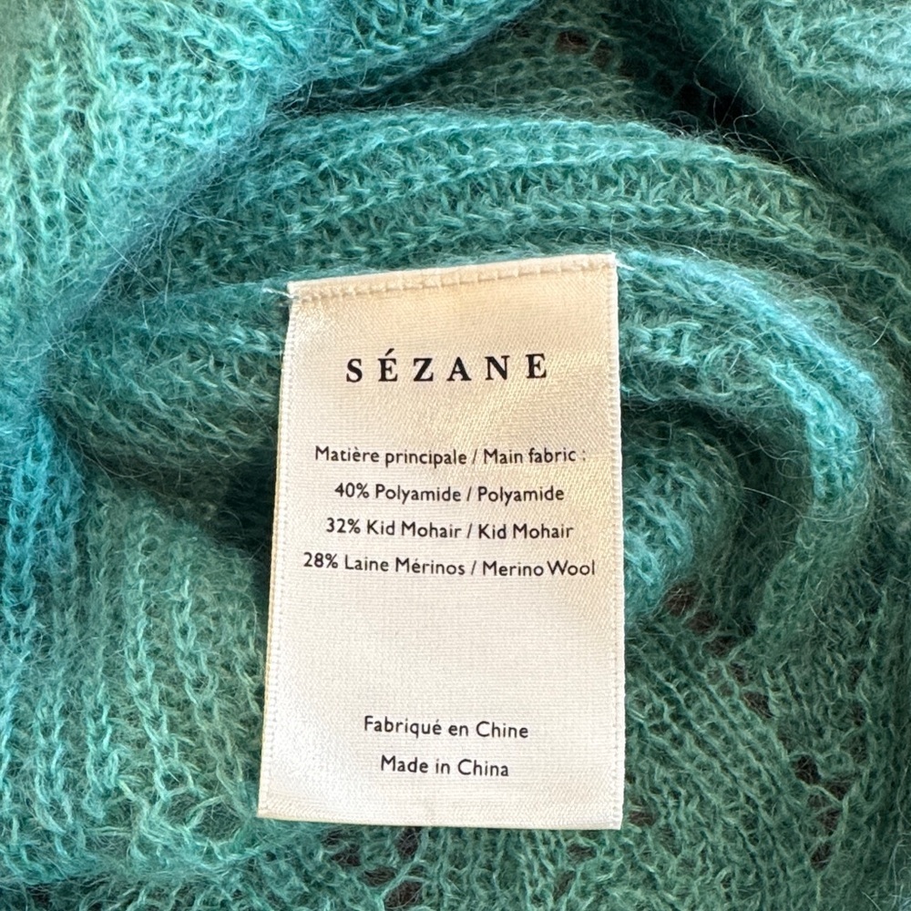 SÉZANE Diane Mohair Wool Knit Jumper Sz XS - Picture 10 of 11